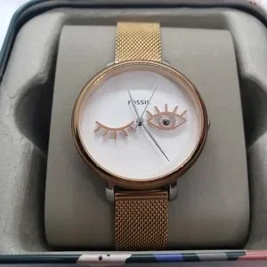 Fossil Accessories Fossil Jacqueline Wink Eye Gold Ladies